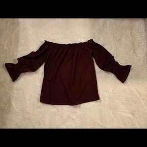 Off the shoulder top